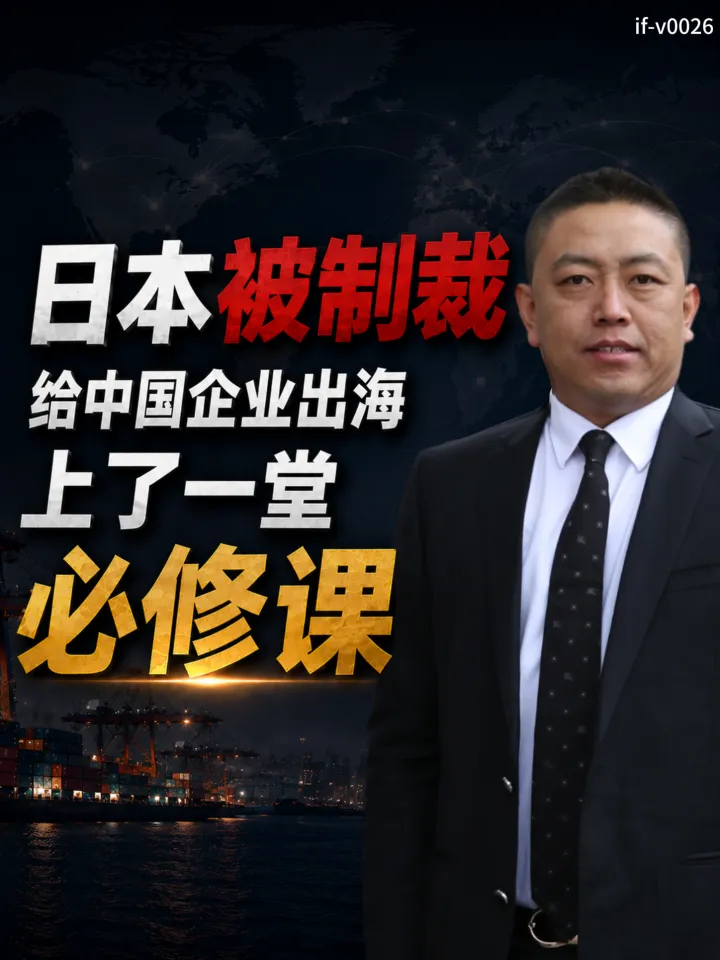 IF-V0026 日本被制裁，给中国企业出海上了一堂必修课 视频封面