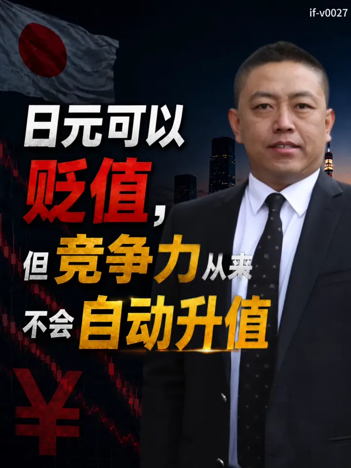 IF-V0027 日元可以贬值，但竞争力从来不会自动升值 视频封面
