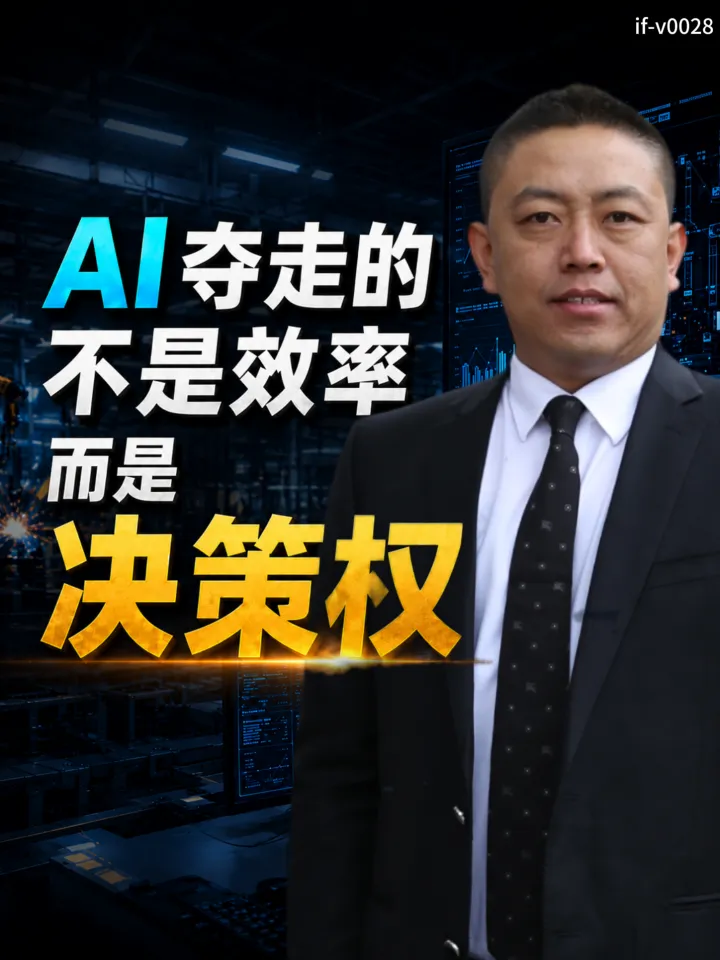 IF-V0028 AI夺走的不是效率，而是决策权 视频封面