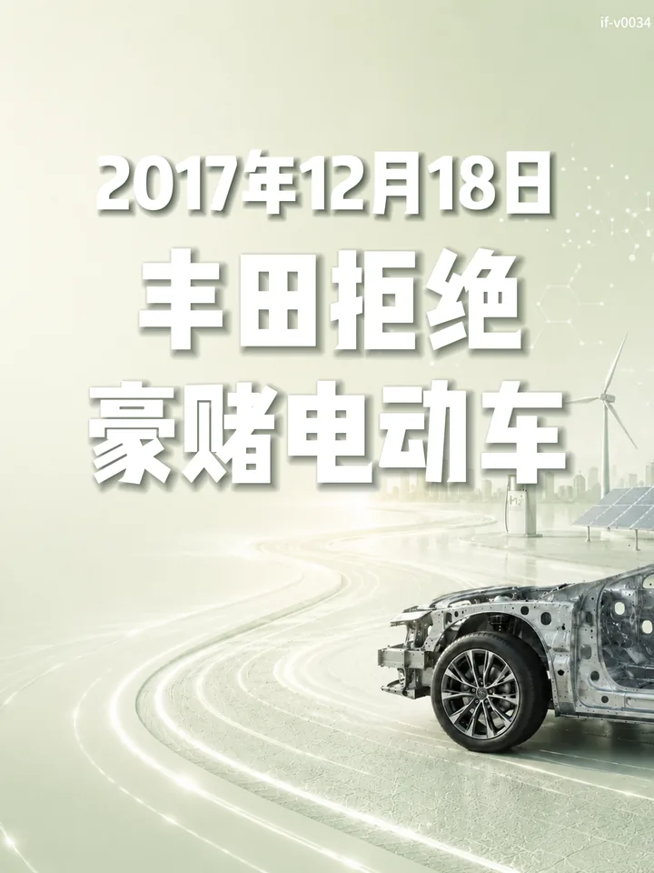 IF-V0034 2017年12月18日，丰田拒绝豪赌电动车 视频封面