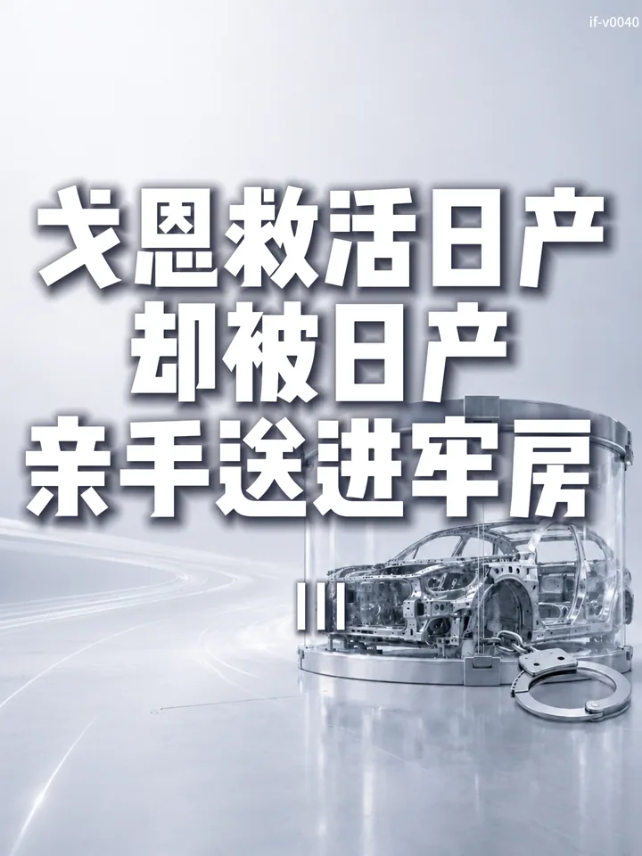 IF-V0040 戈恩救活日产，却被日产亲手送进牢房 III 视频封面