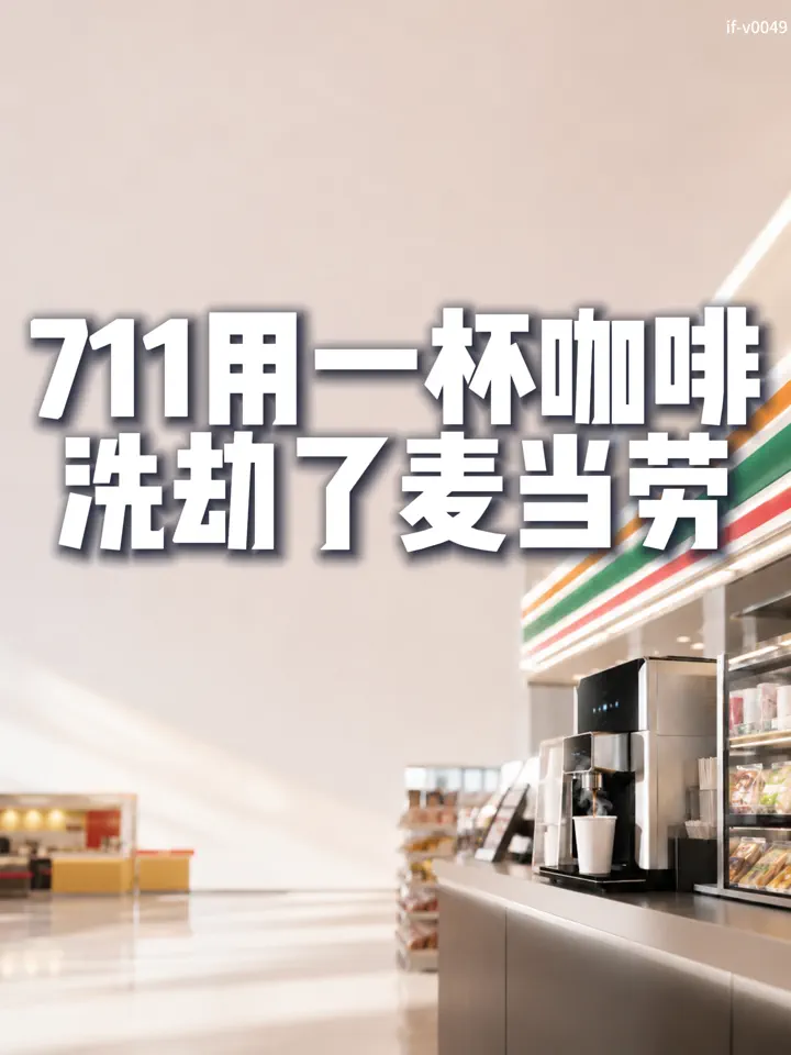 IF-V0049 711用一杯咖啡，洗劫了麦当劳 视频封面
